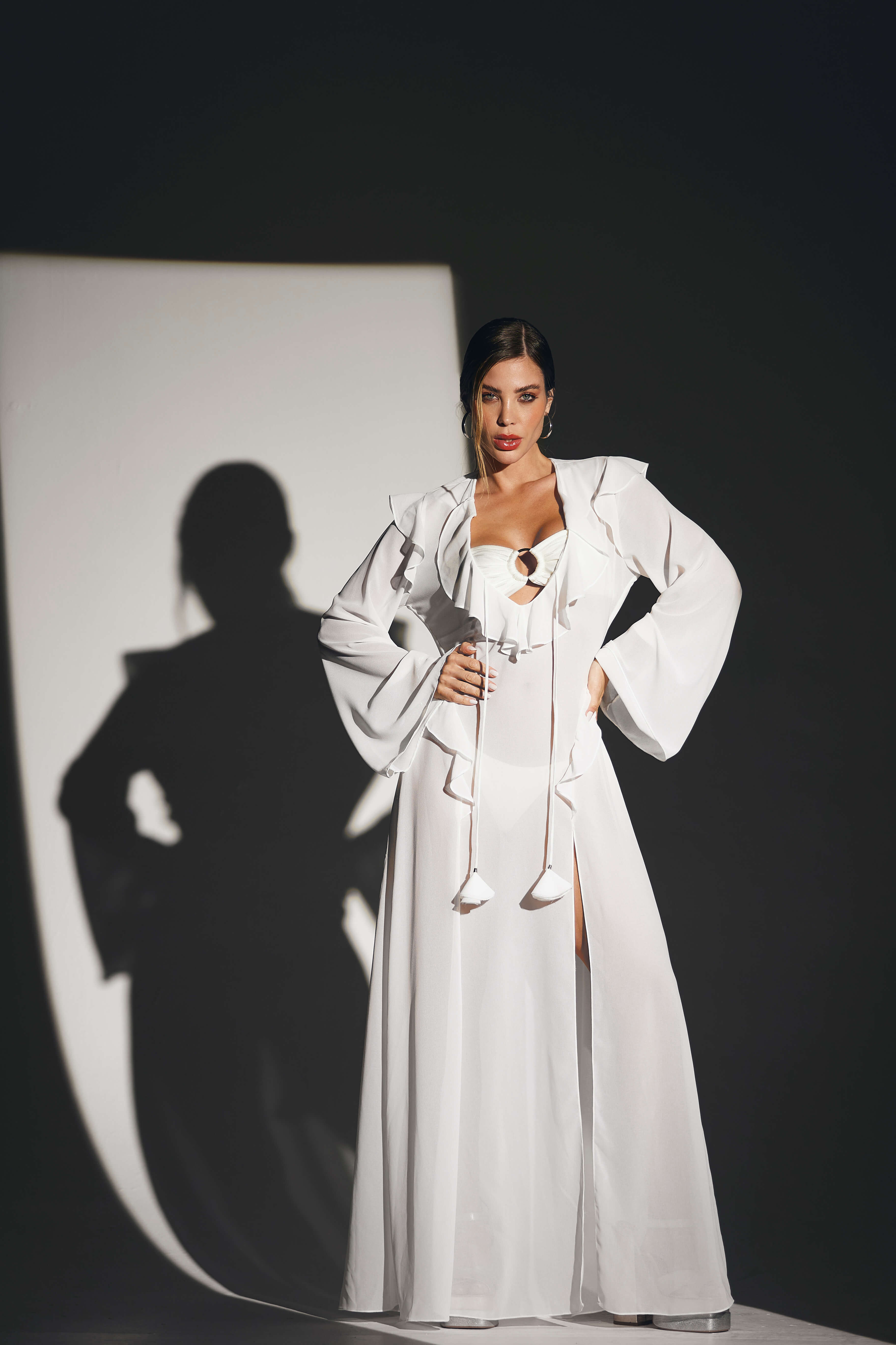 Vestido Flow Off-white