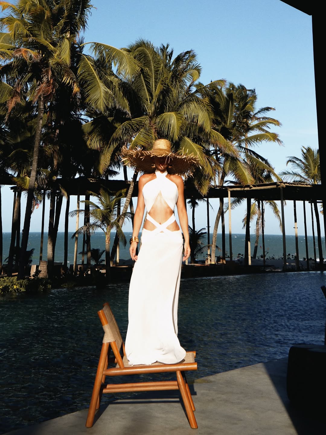 Saia Longa Lina Off White