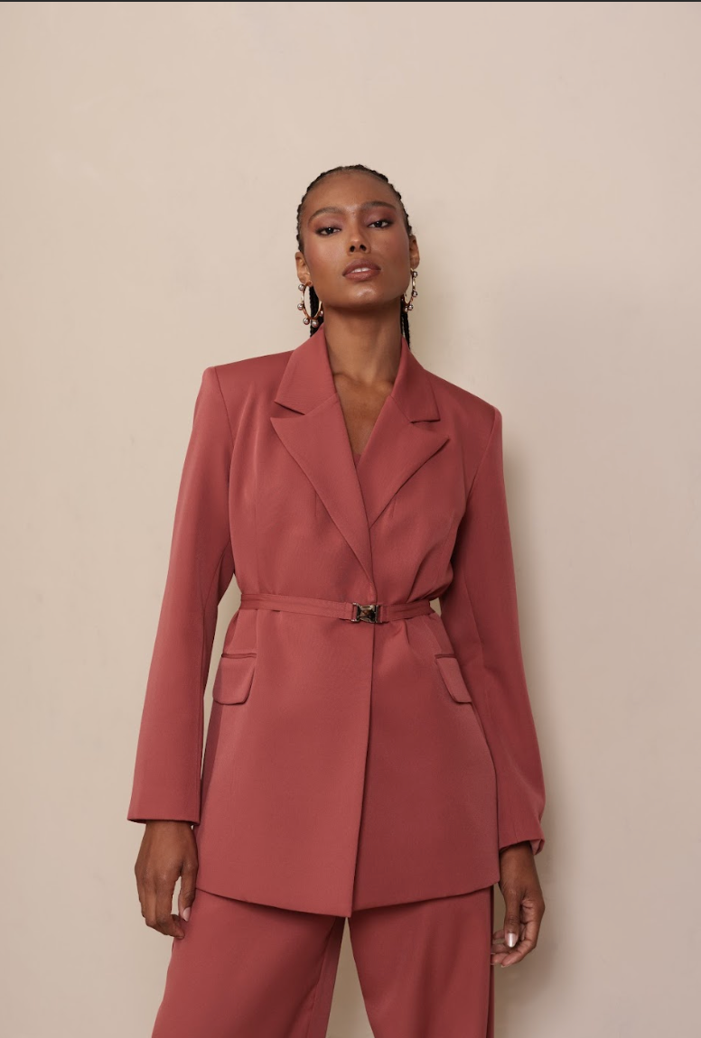 Blazer Kate Rosa Queimado