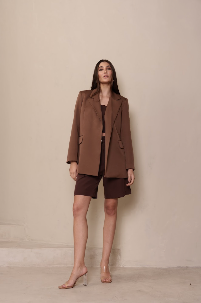 Blazer Kate Marrom Terroso