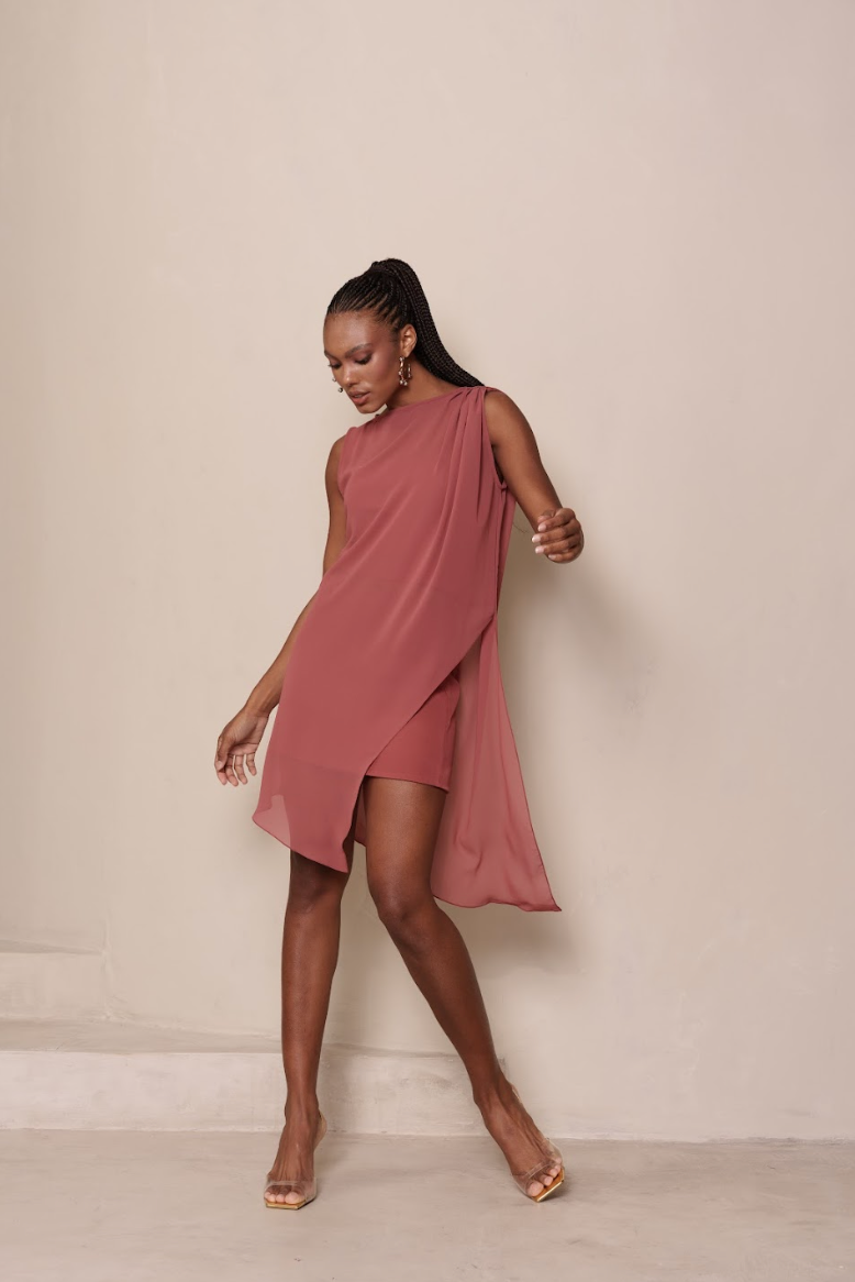 Túnica Yasmeen Rosa Queimado