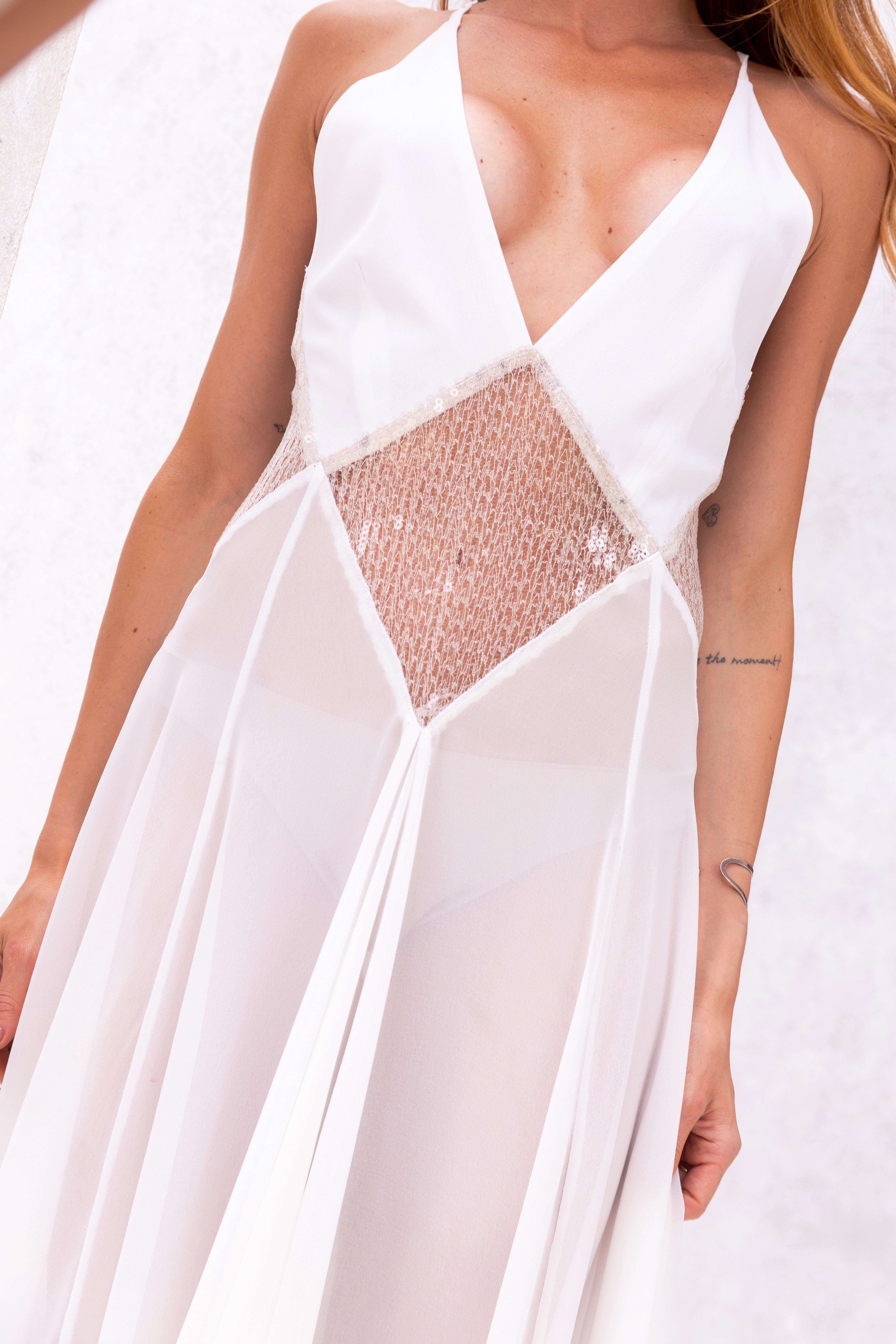 Vestido Aurea Off White