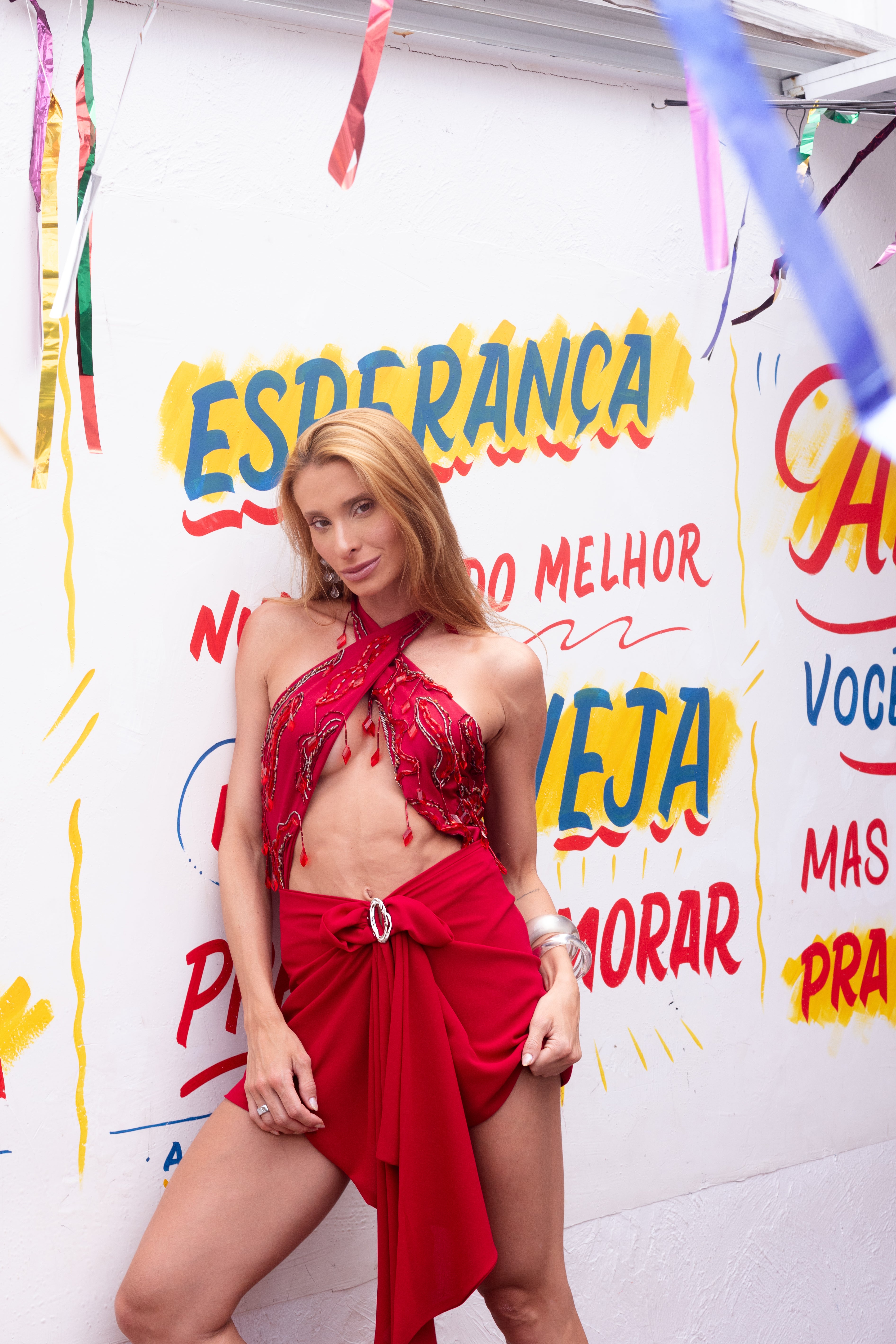 Lenço Caraíva Vermelho