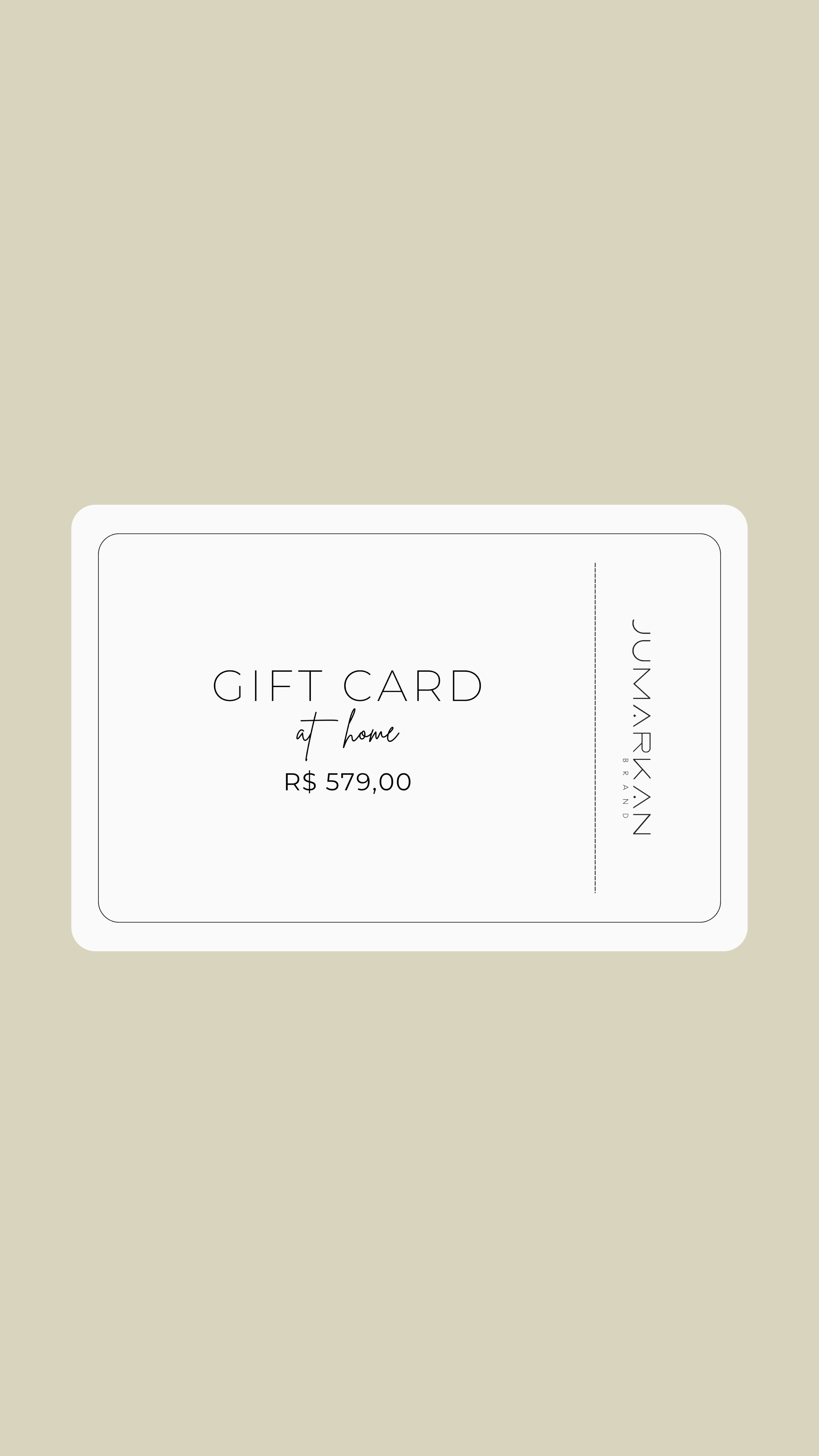 Gift Card at Home