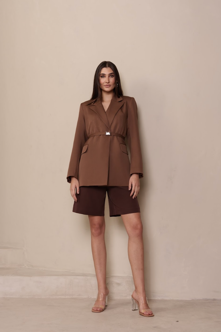 Blazer Kate Marrom Terroso [PRÉ VENDA]