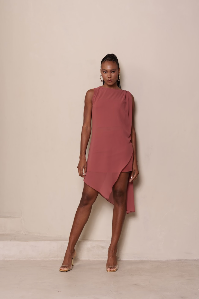 Túnica Yasmeen Rosa Queimado