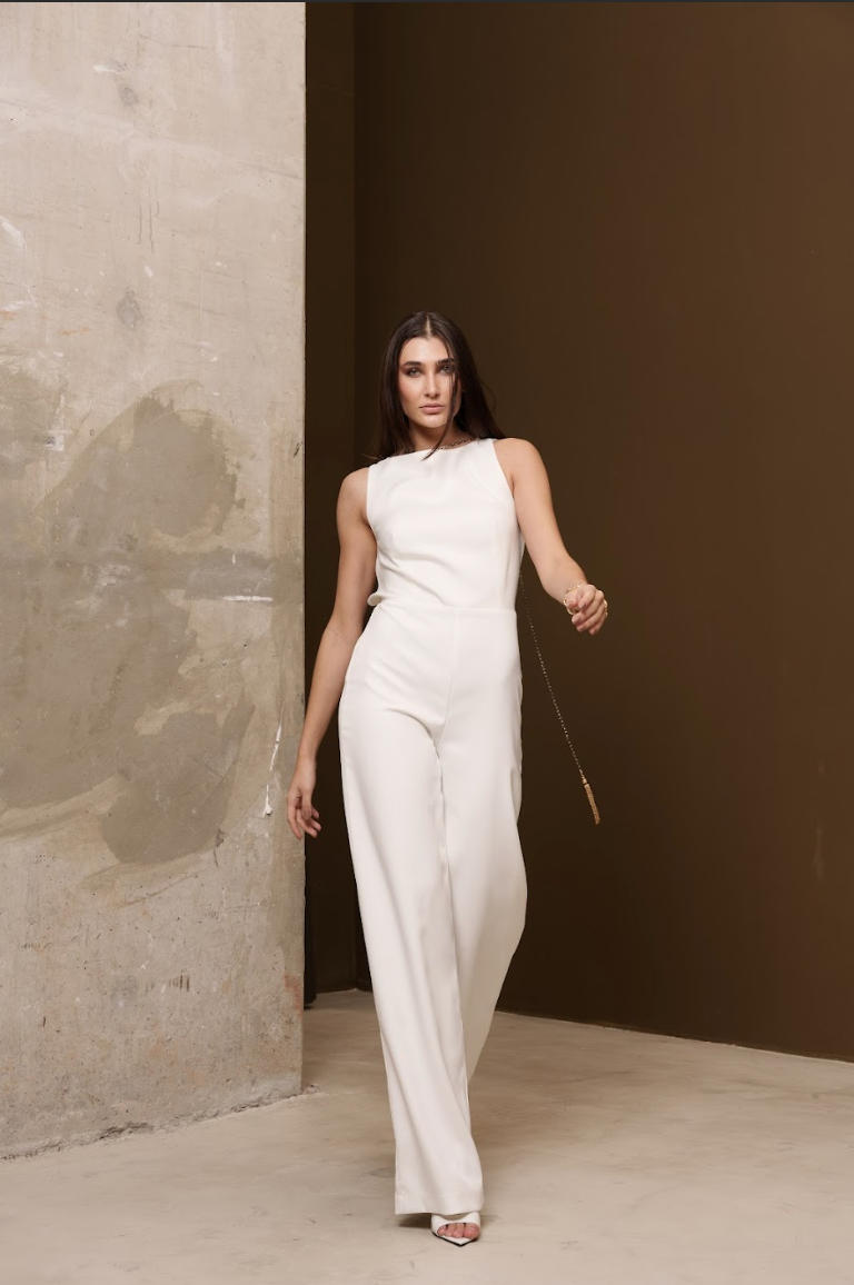 Macacão Gae Off White [PRÉ VENDA]