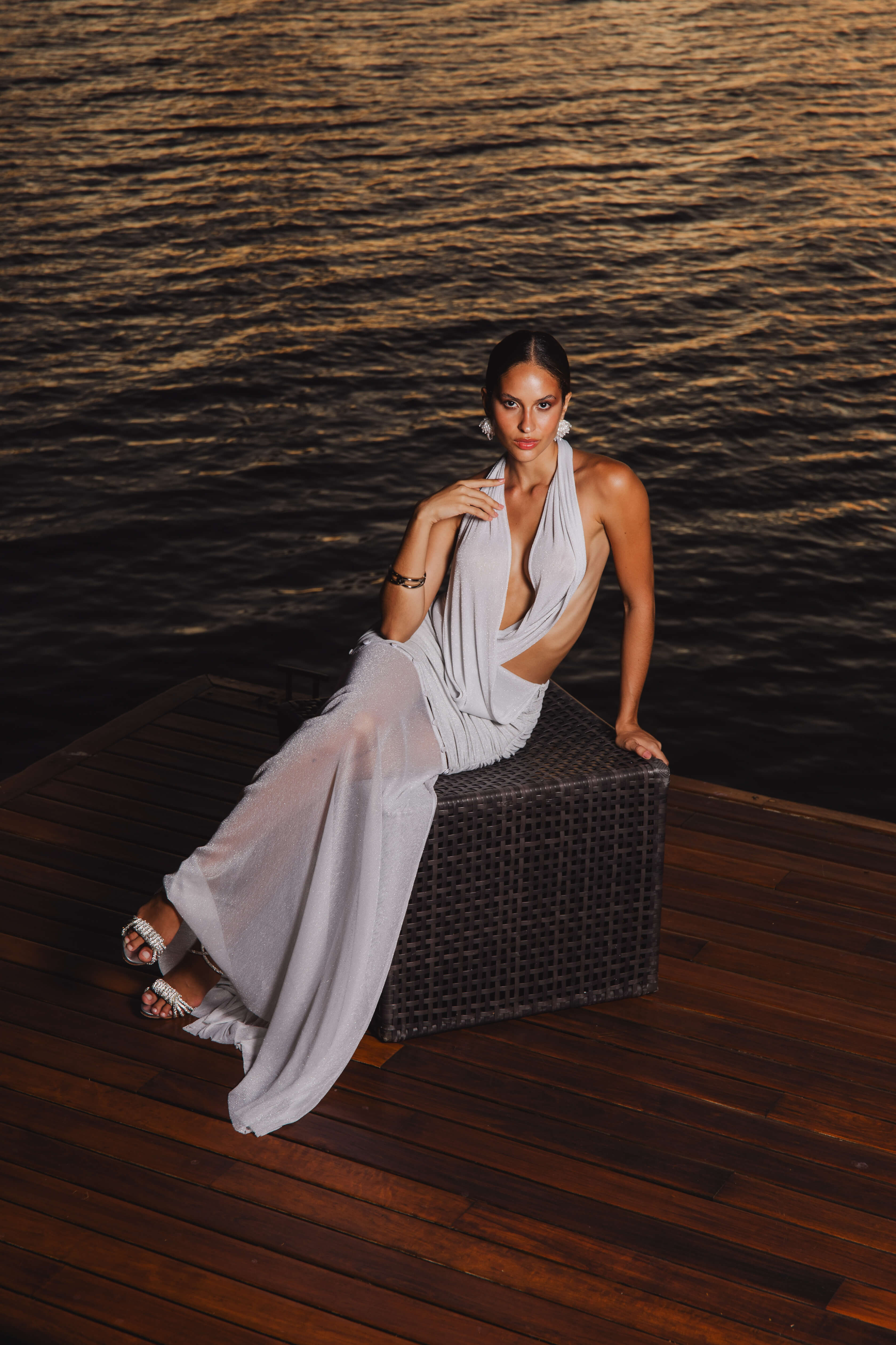 Vestido Ella Prata