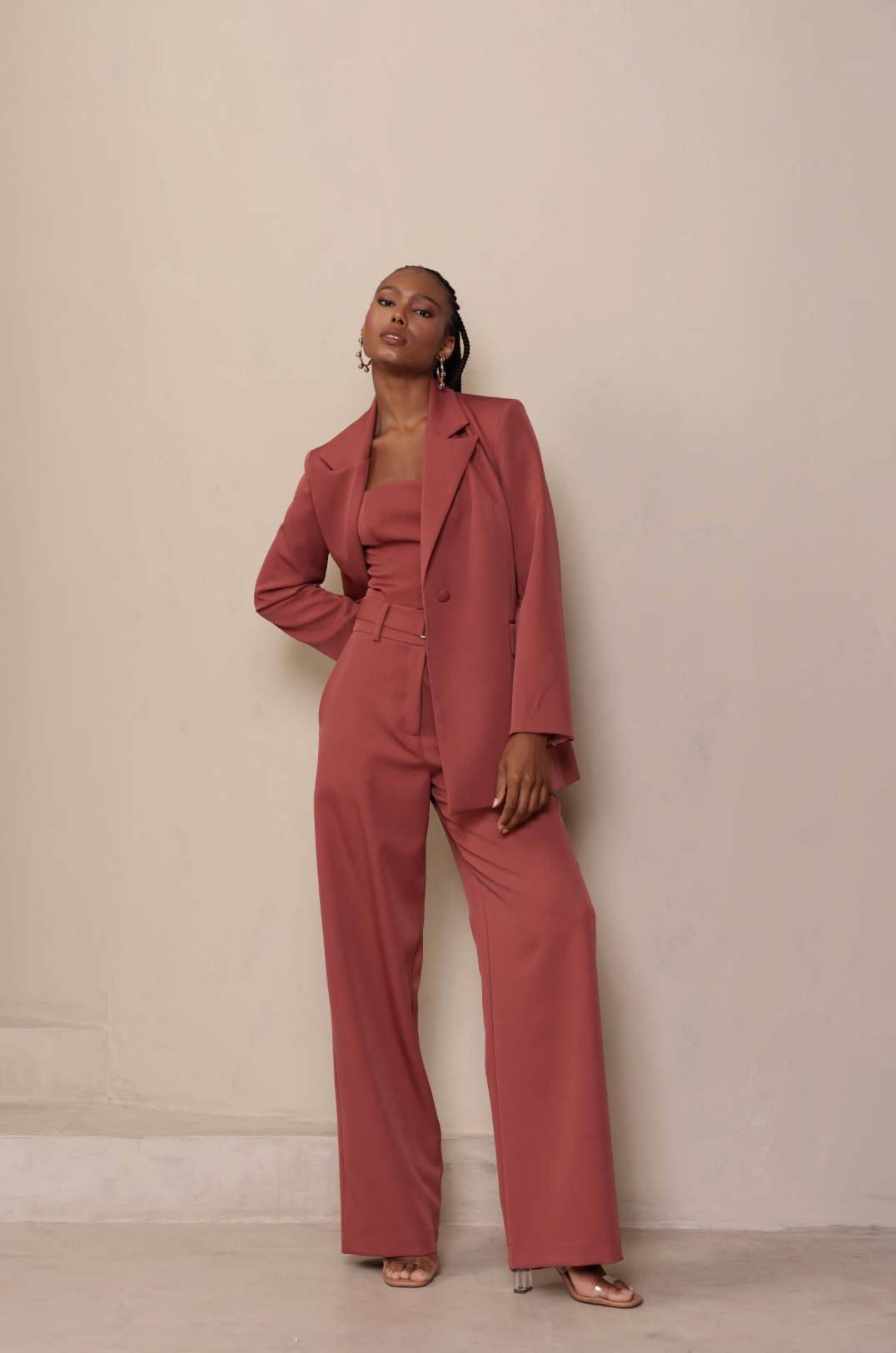 Calça Francesca Rosa Queimado [PRÉ VENDA]