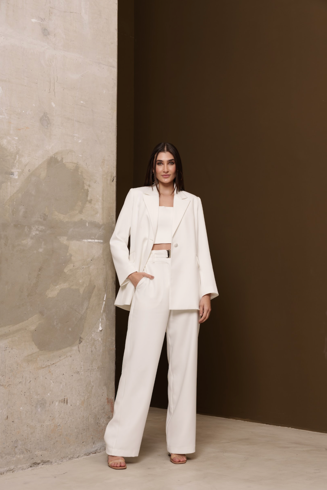 Calça Francesca Off White [PRÉ VENDA]